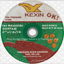 Abrasives Cutting Disc for Stainless Steel 115*1*22